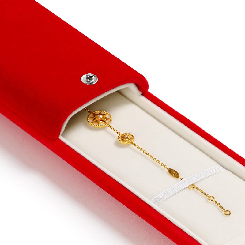Oirlv Red Jewelry Gift Box Necklace/Long Chain Storage Boxes - Image 4